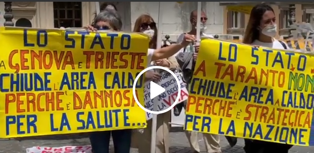  Manifestazione Roma Comitato cittadino per la Salute e l’Ambiente a Taranto